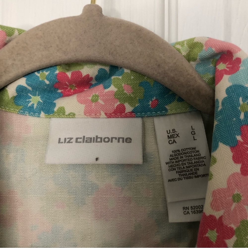 Liz Claiborne Vintage Floral Y2K Jacket - Picture 3 of 5